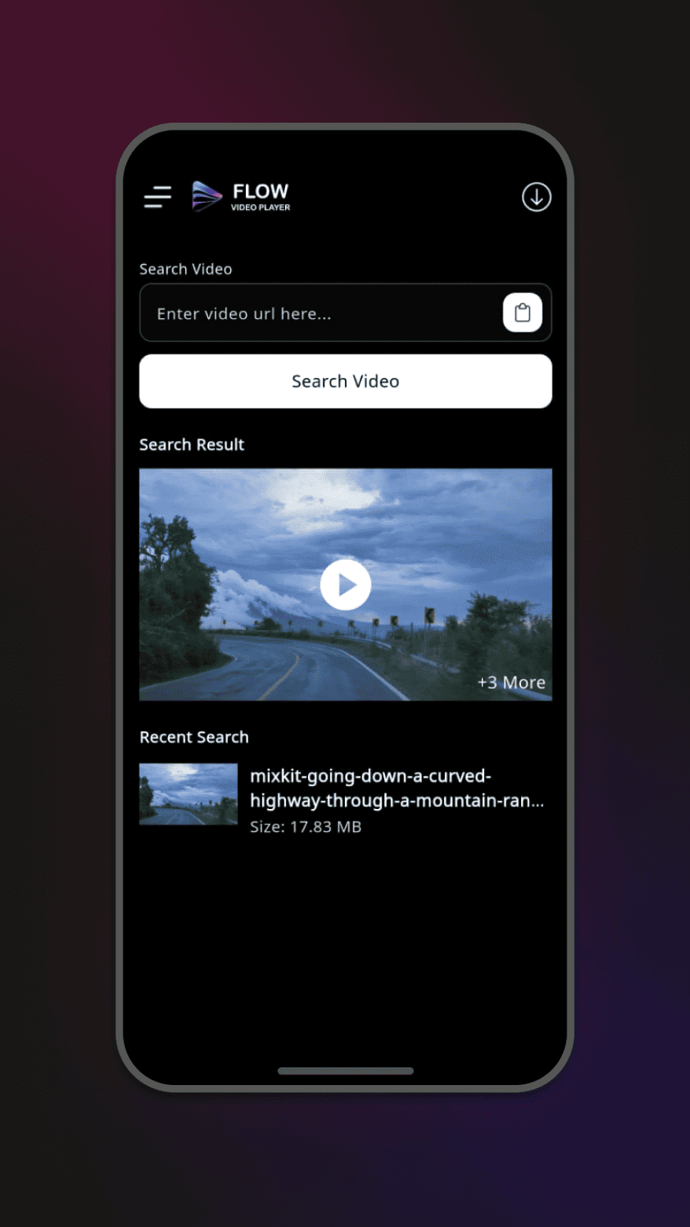 Flow Video Player App